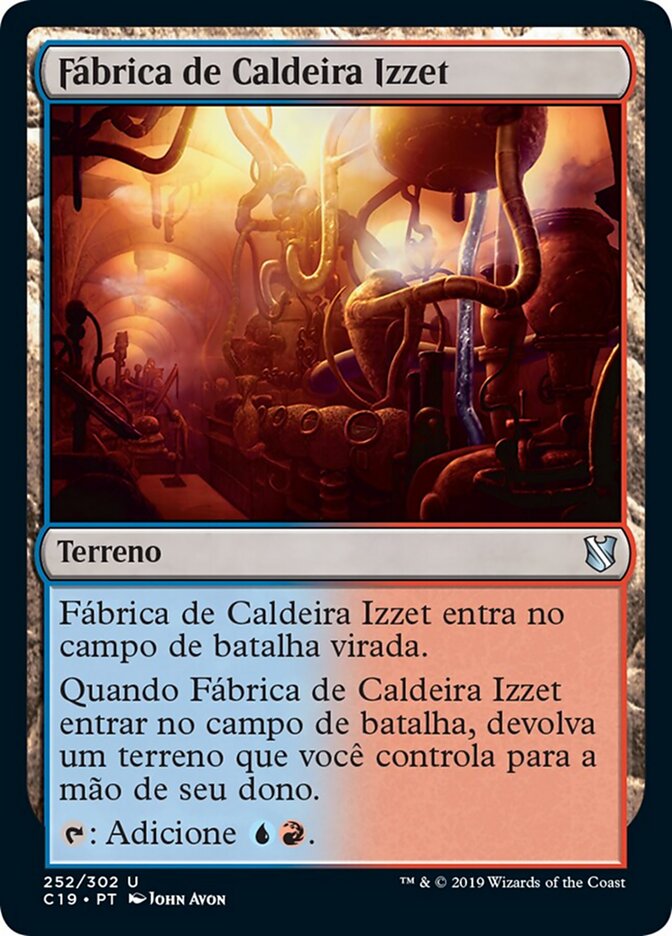 Fábrica de Caldeira Izzet - Commander 2019