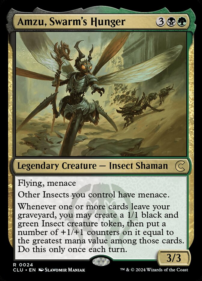 Amzu, Swarm's Hunger - Ravnica: Clue Edition