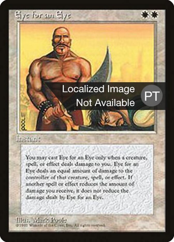 Olho por Olho - Fourth Edition Foreign Black Border