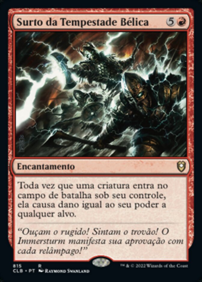 Surto da Tempestade Bélica - Commander Legends: Battle for Baldur's Gate