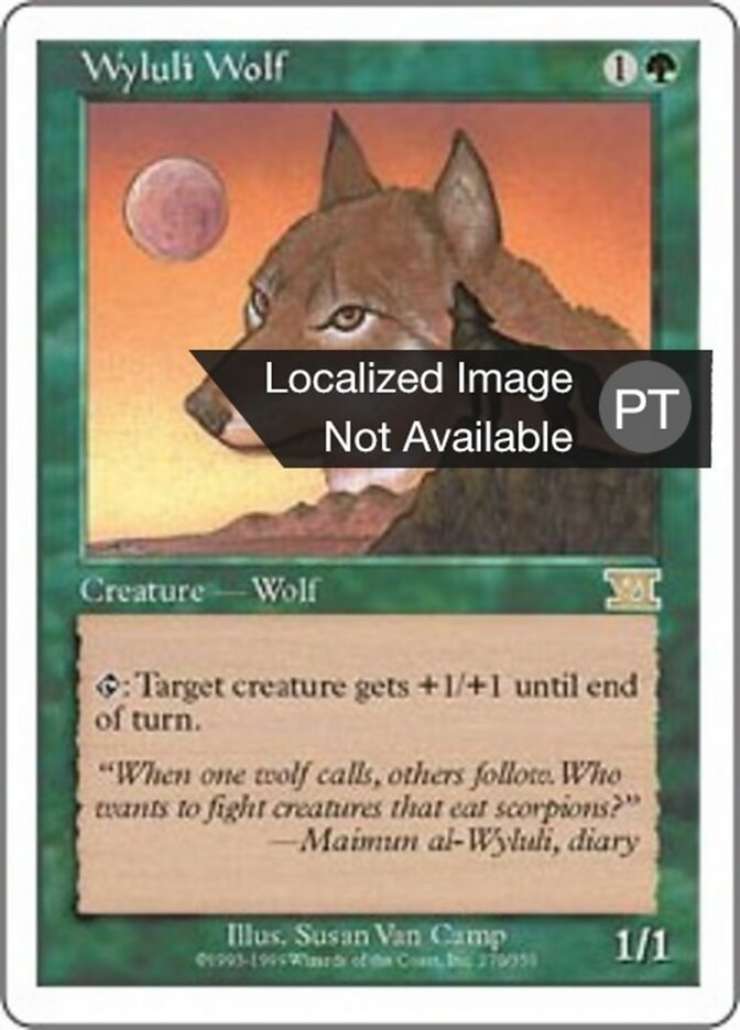 Lobo de Wyluli - Classic Sixth Edition