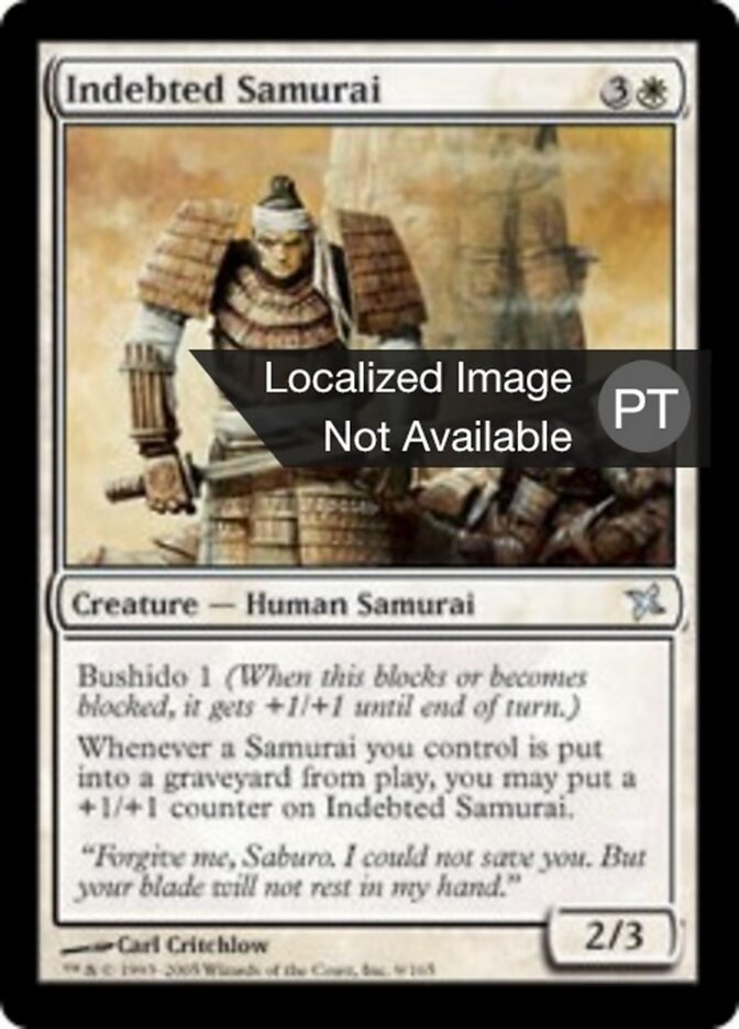 Samurai Em Débito - Betrayers of Kamigawa