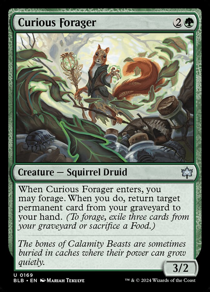 Curious Forager - Bloomburrow
