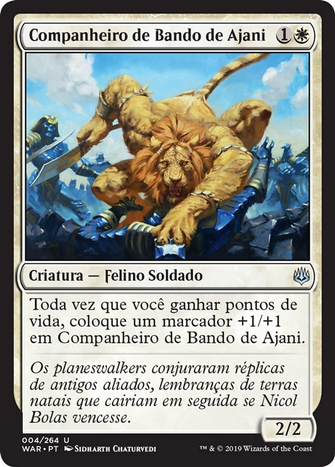 Companheiro de Bando de Ajani - War of the Spark