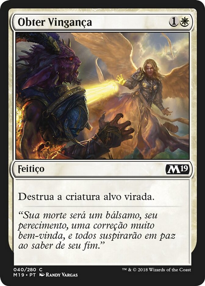 Obter Vingança - Core Set 2019