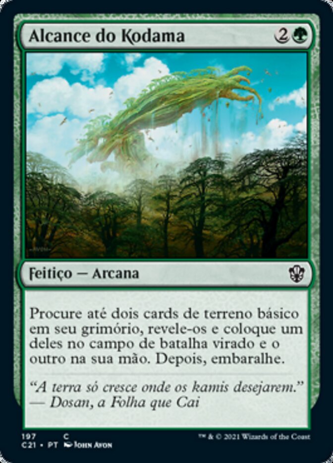 Alcance do Kodama - Commander 2021
