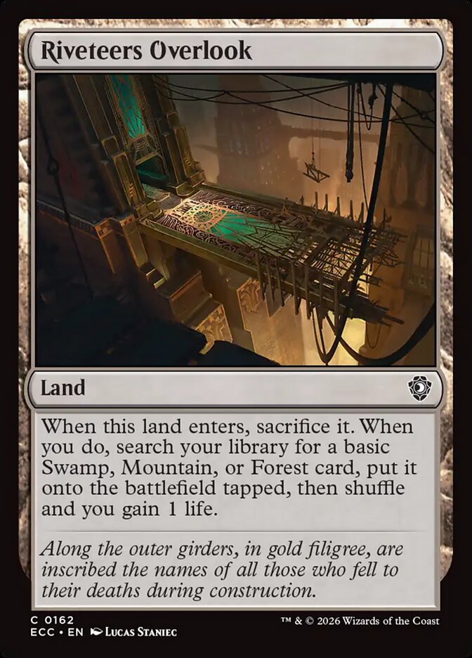 Riveteers Overlook - Lorwyn Eclipsed Commander