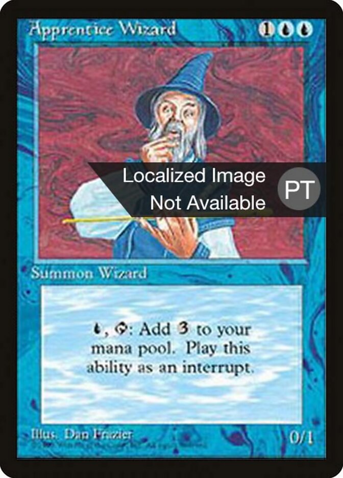 Aprendiz de Mago - Fourth Edition Foreign Black Border