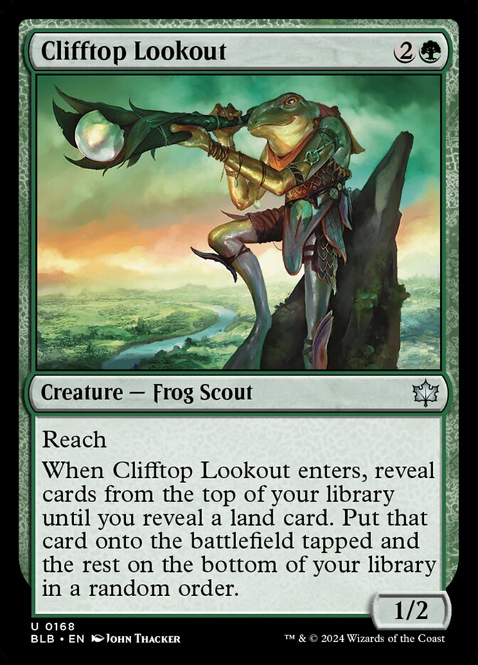Clifftop Lookout - Bloomburrow