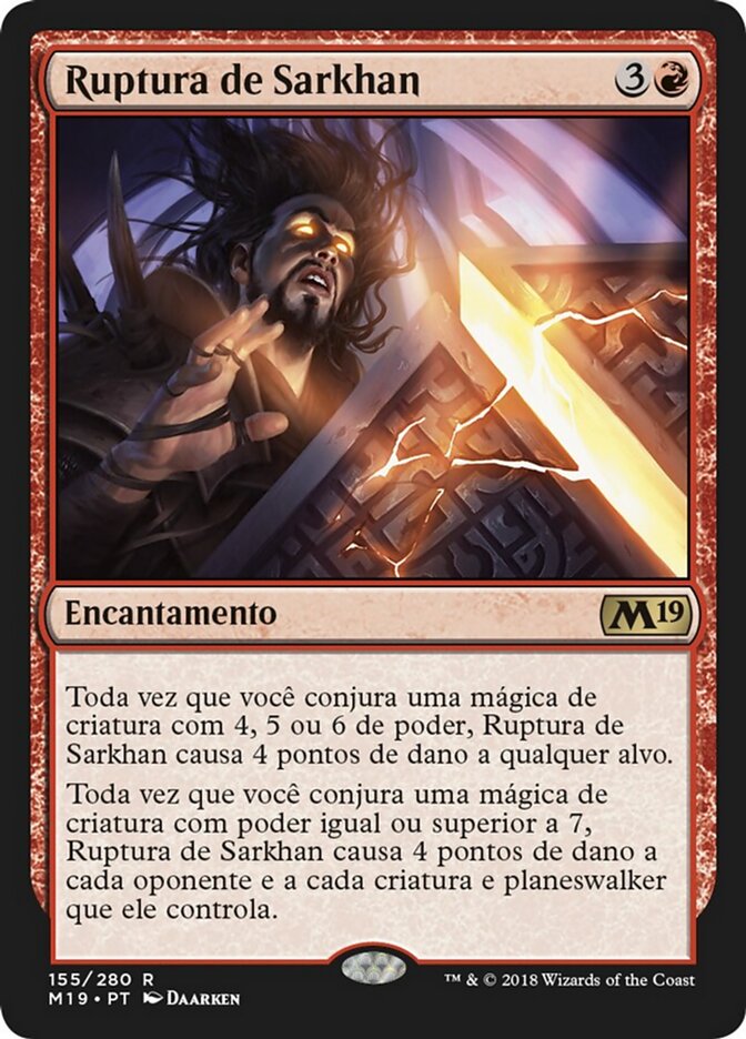 Ruptura de Sarkhan - Core Set 2019