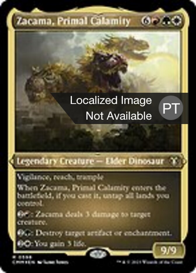 Zacama, Calamidade Primordial - Commander Masters