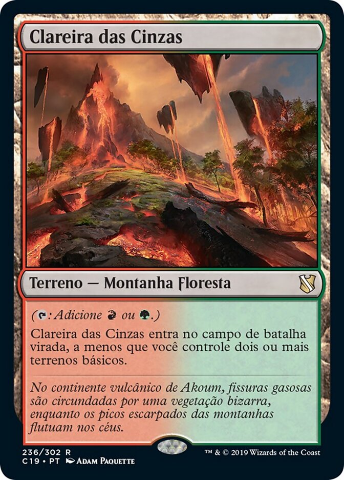 Clareira das Cinzas - Commander 2019