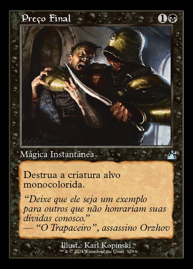 Preço Final - Ravnica Remastered