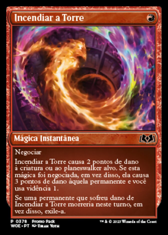 Incendiar a Torre - Wilds of Eldraine