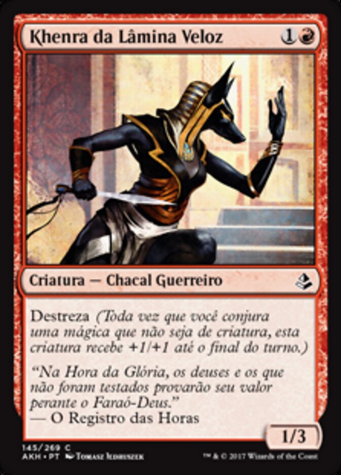 Khenra da Lâmina Veloz - Amonkhet