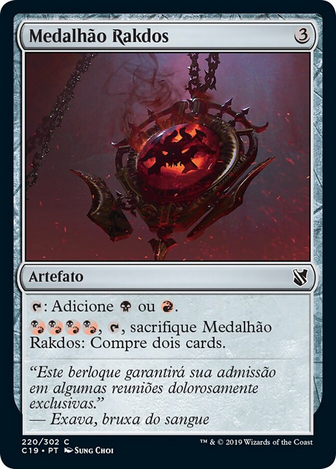 Medalhão Rakdos - Commander 2019
