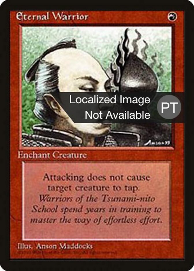 Guerreiro Perpétuo - Fourth Edition Foreign Black Border