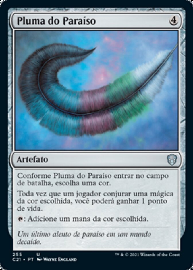 Pluma do Paraíso - Commander 2021