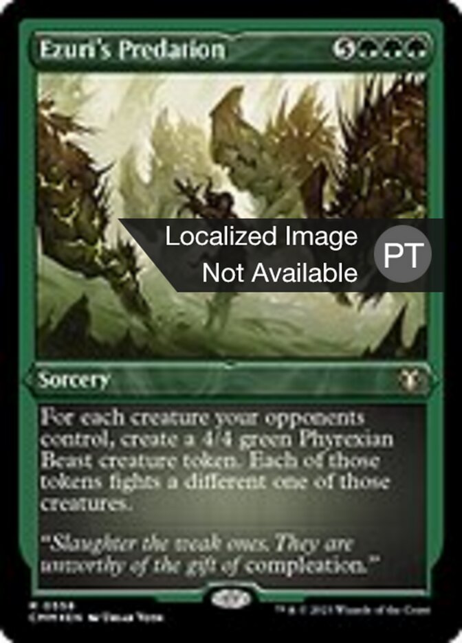 Predação de Ezuri - Commander Masters