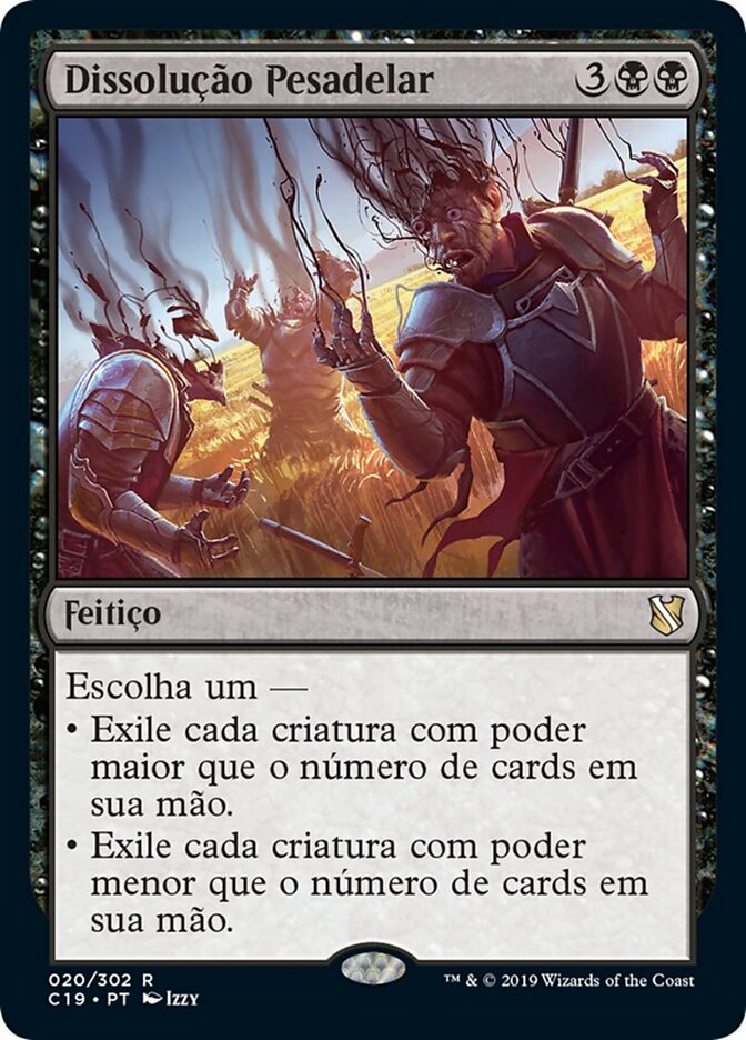 Dissolução Pesadelar - Commander 2019