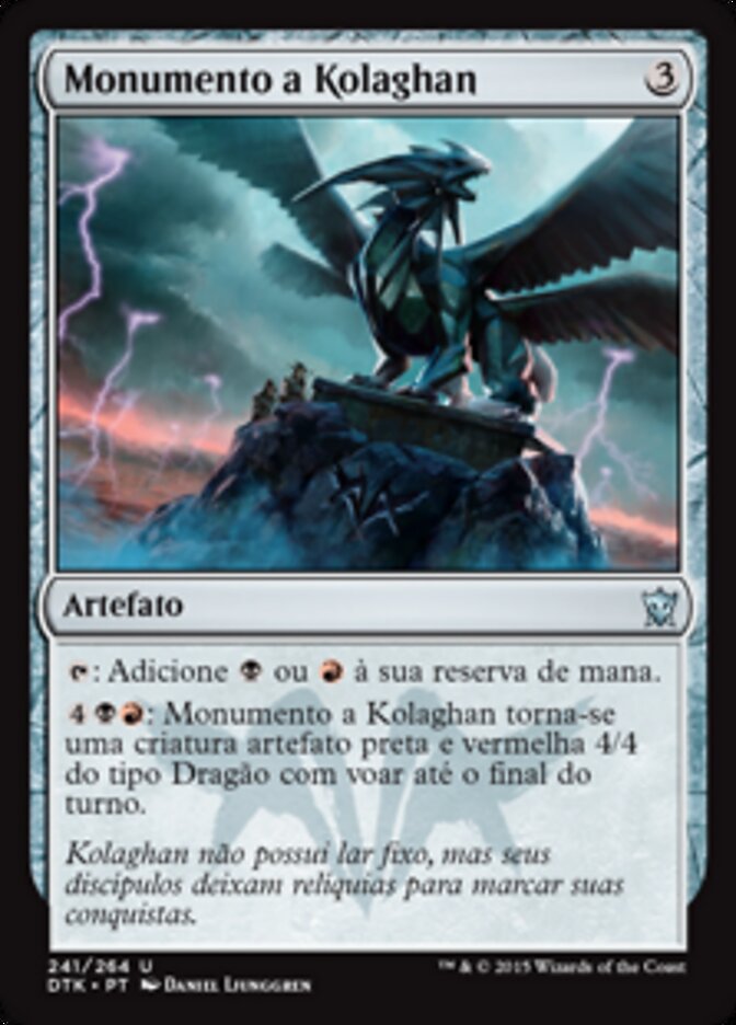 Monumento a Kolaghan - Dragons of Tarkir
