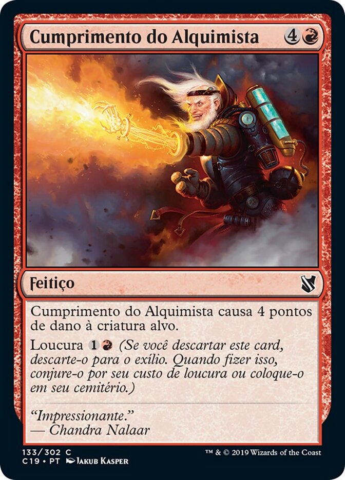 Cumprimento do Alquimista - Commander 2019