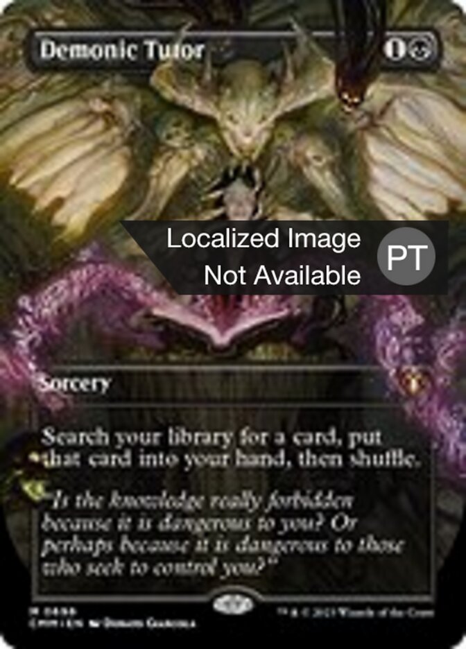 Tutor Demoníaco - Commander Masters