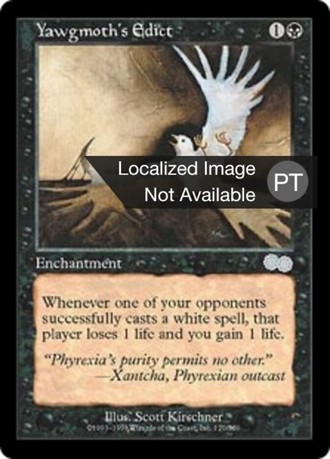 édito de Yawgmoth - Urza's Saga