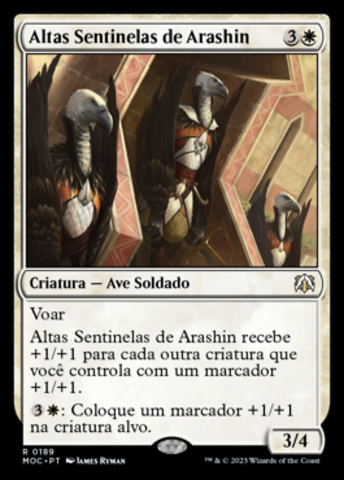 Altas Sentinelas de Arashin - March of the Machine Commander