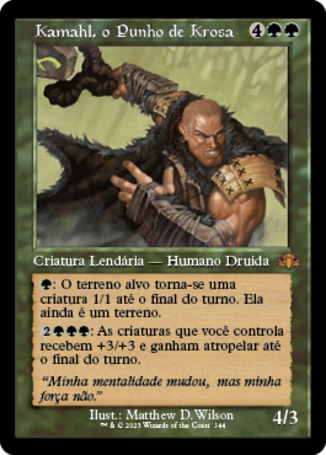 Kamahl, o Punho de Krosa - Dominaria Remastered