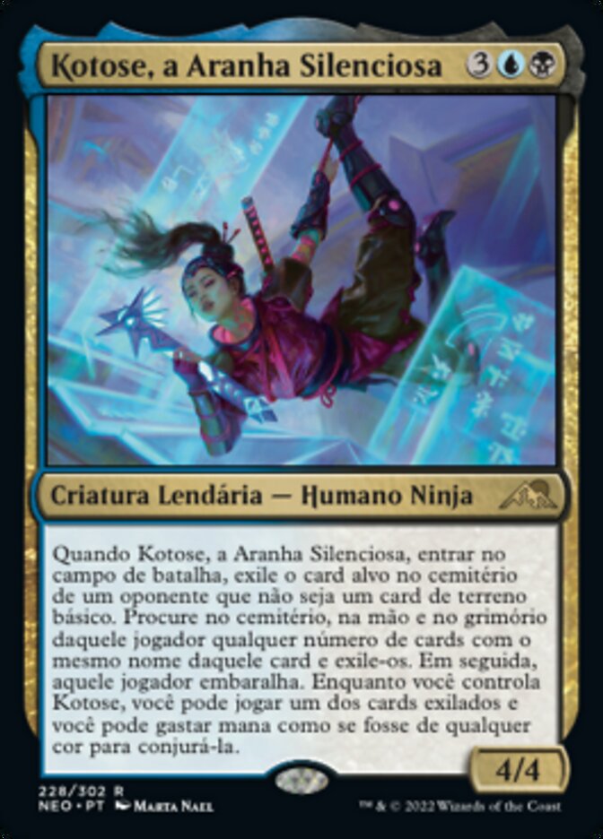 Kotose, a Aranha Silenciosa - Kamigawa: Neon Dynasty