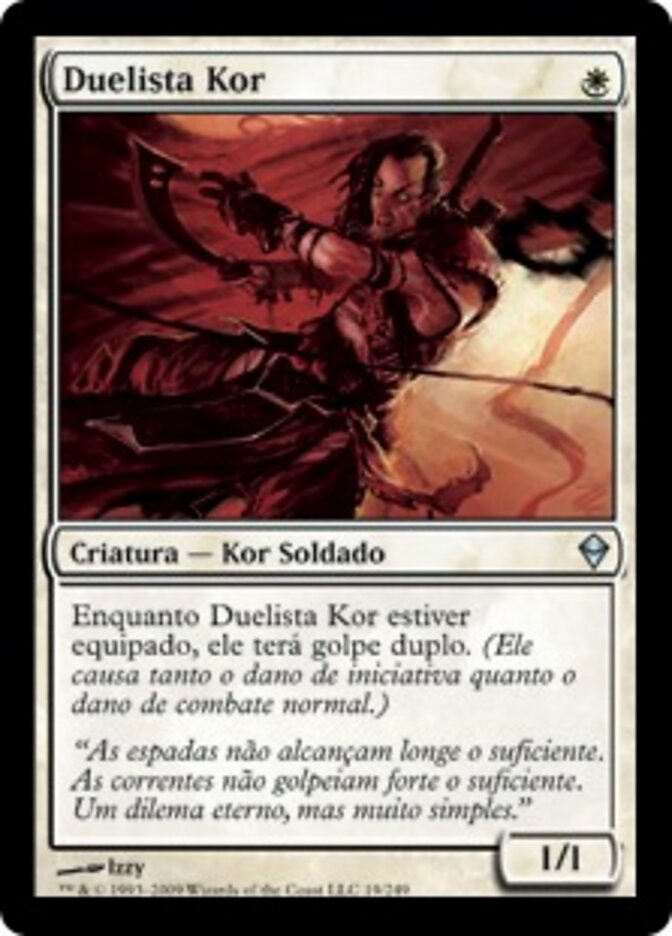 Duelista Kor - Zendikar