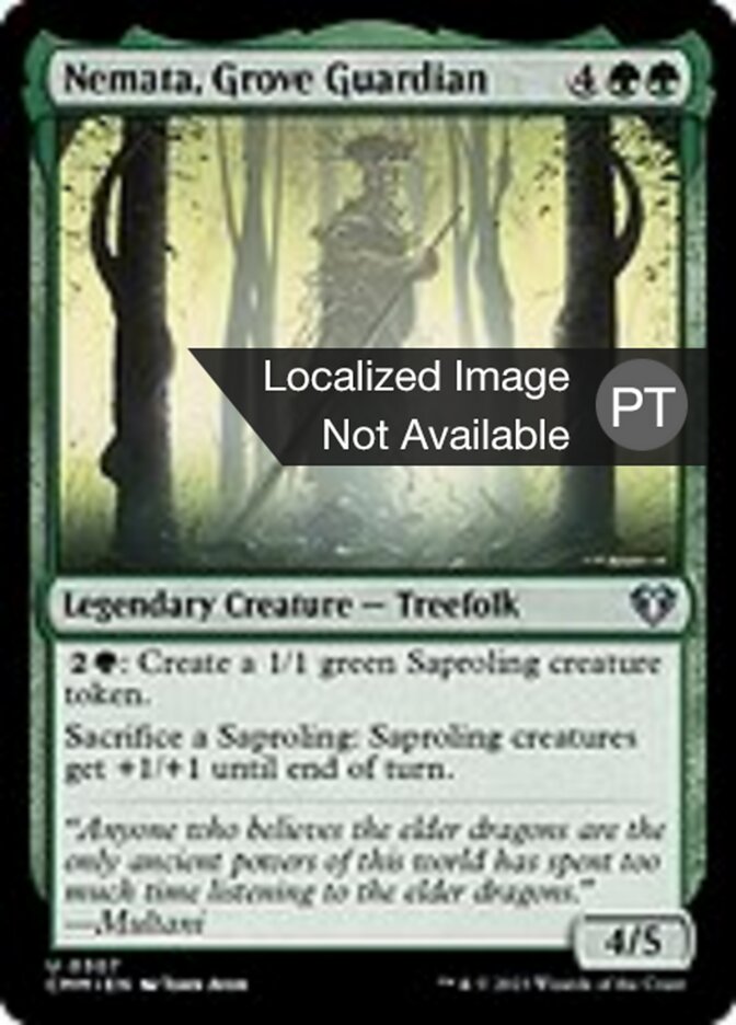 Nemata, A Guardiã do Bosque - Commander Masters