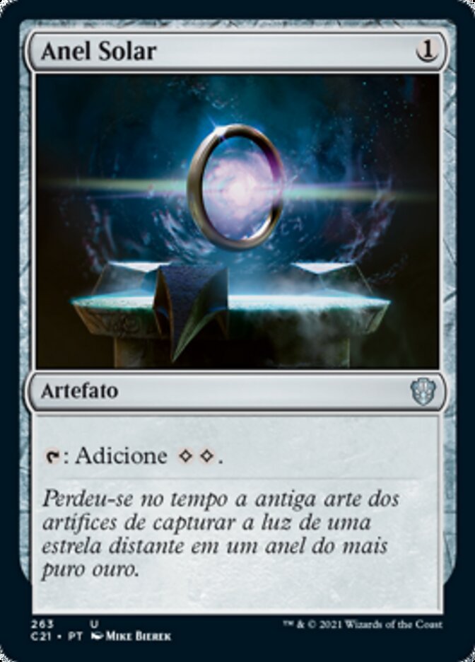 Anel Solar - Commander 2021