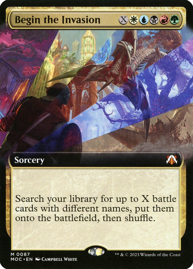 Begin the Invasion - March of the Machine Commander