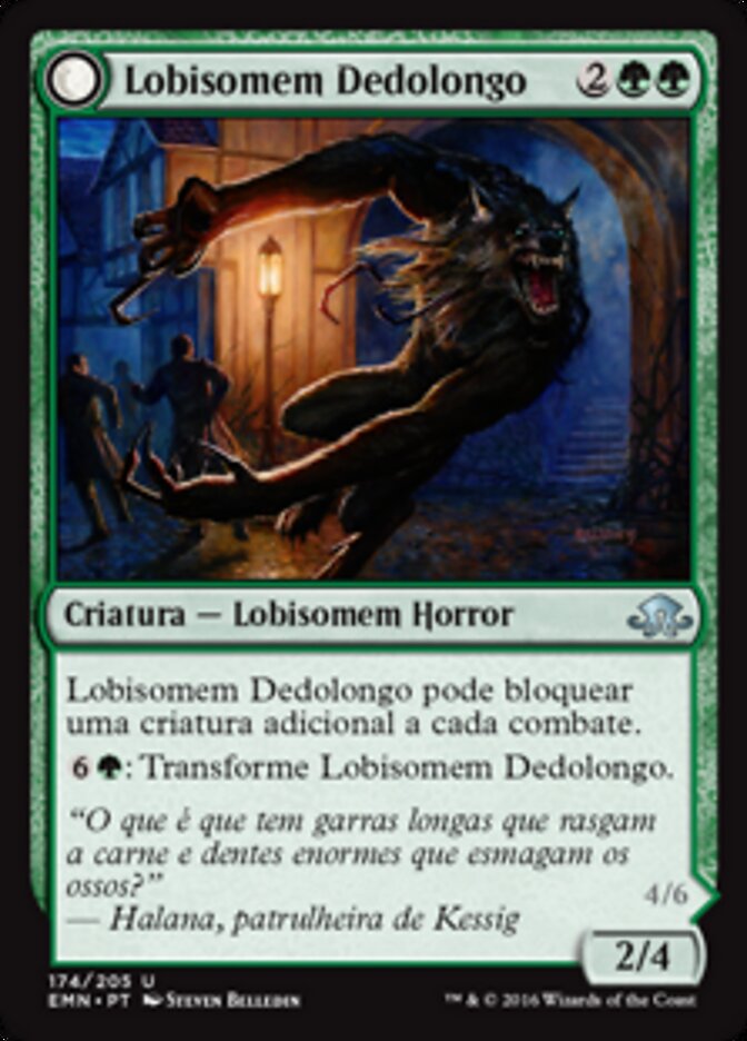 Tangleclaw Werewolf // Fibrous Entangler - Eldritch Moon
