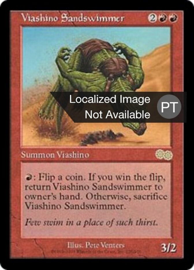 Nadador das Areias Viashino - Urza's Saga