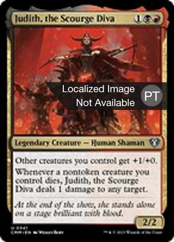 Judith, Diva do Flagelo - Commander Masters