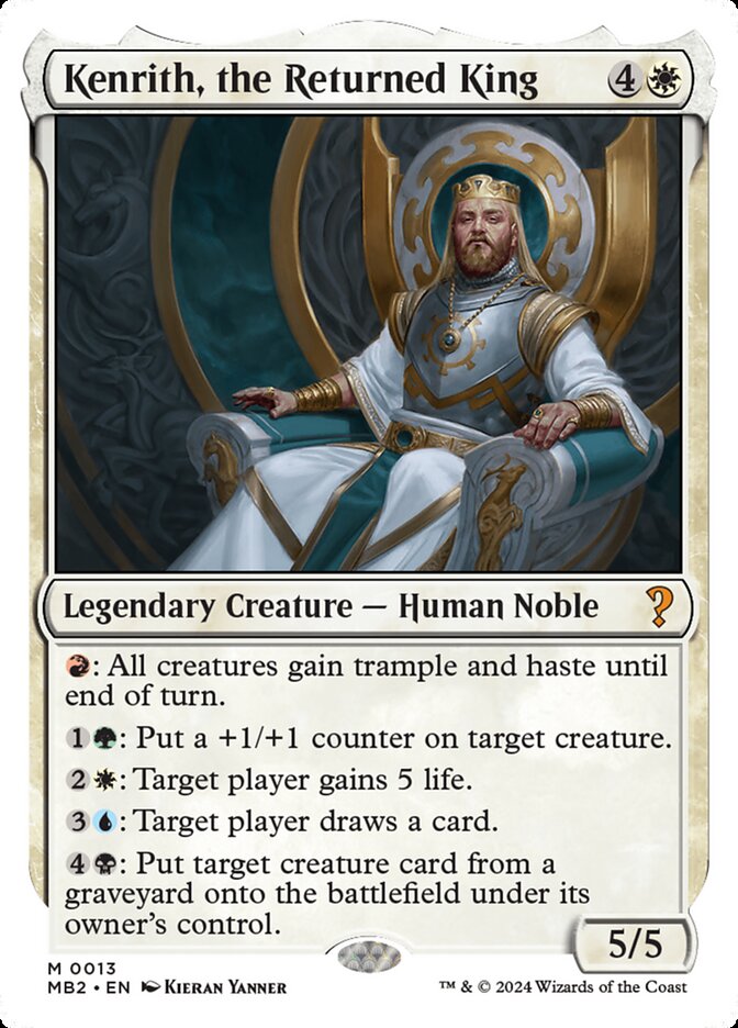 Kenrith, the Returned King - Mystery Booster 2
