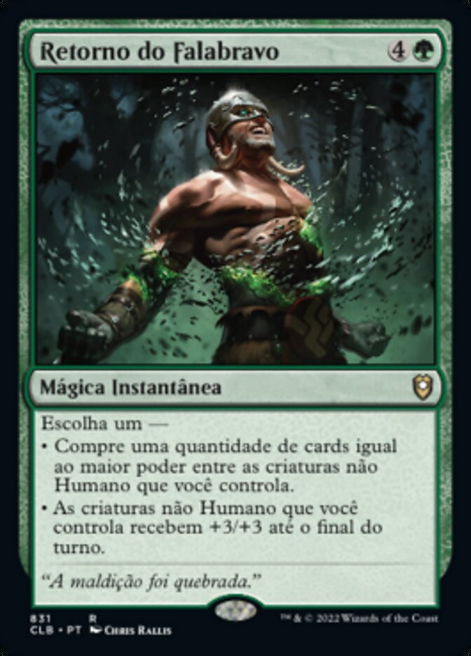 Retorno do Falabravo - Commander Legends: Battle for Baldur's Gate