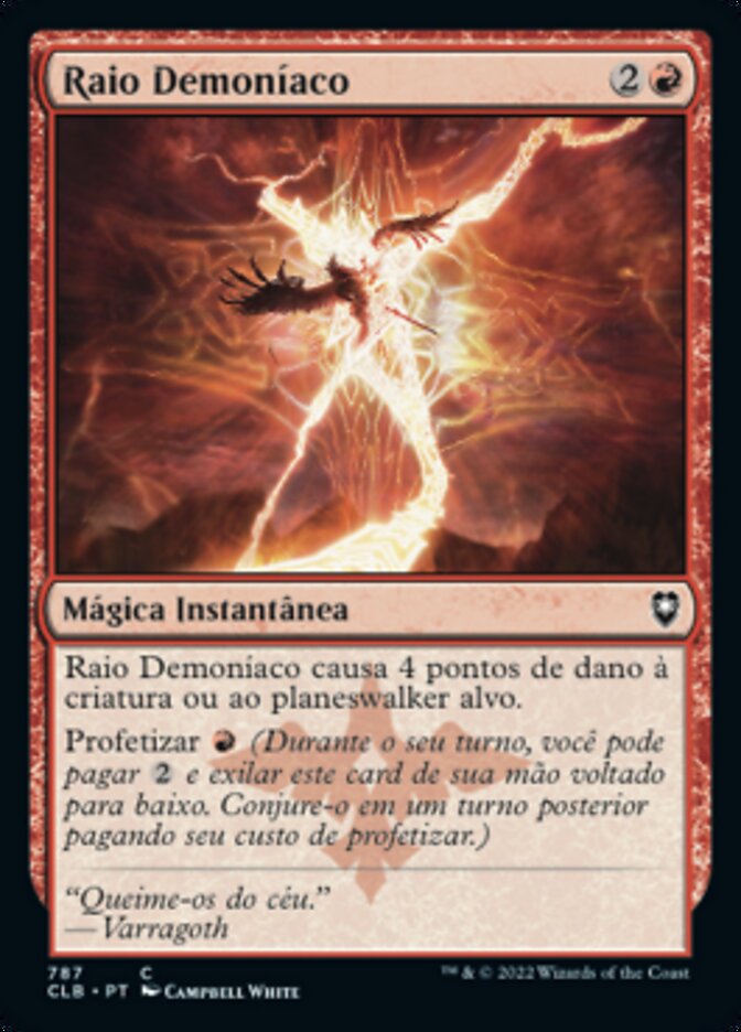 Raio Demoníaco - Commander Legends: Battle for Baldur's Gate