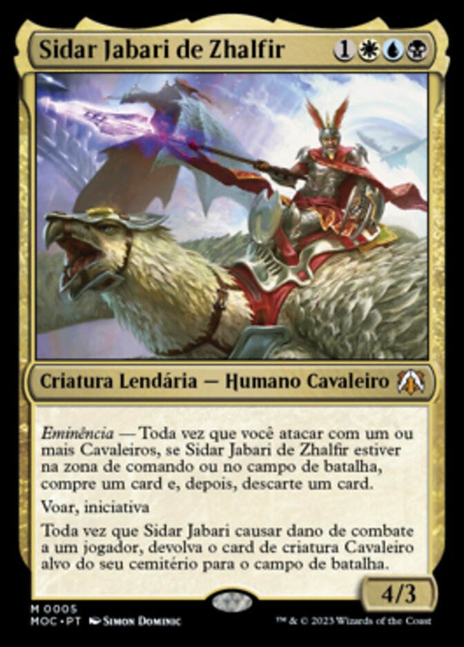 Sidar Jabari de Zhalfir - March of the Machine Commander