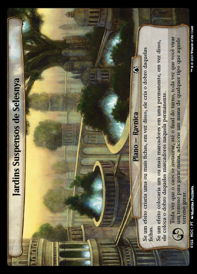 Jardins Suspensos de Selesnya - March of the Machine Commander