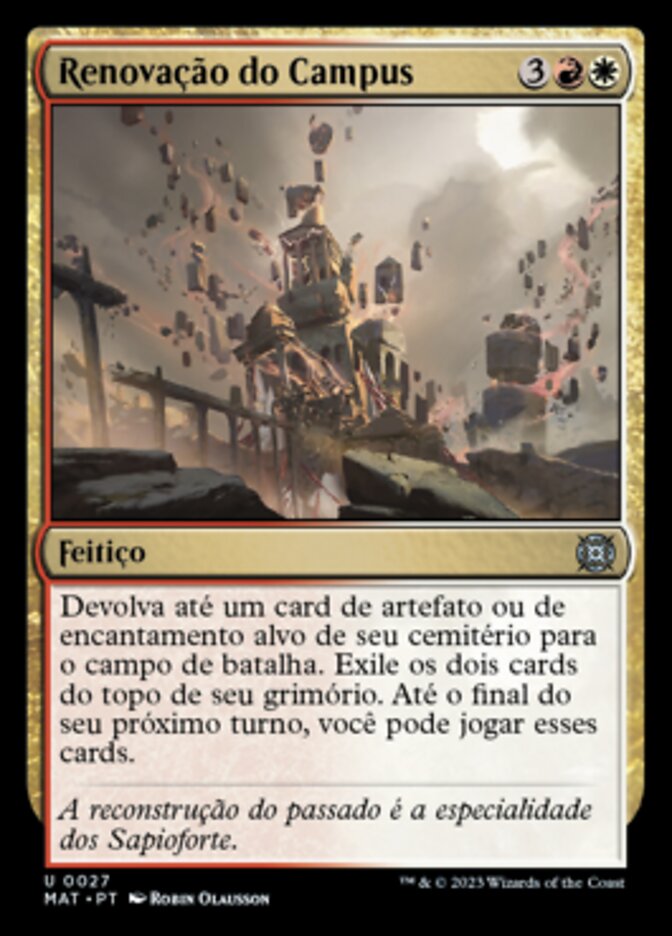 Renovação do Campus - March of the Machine: The Aftermath