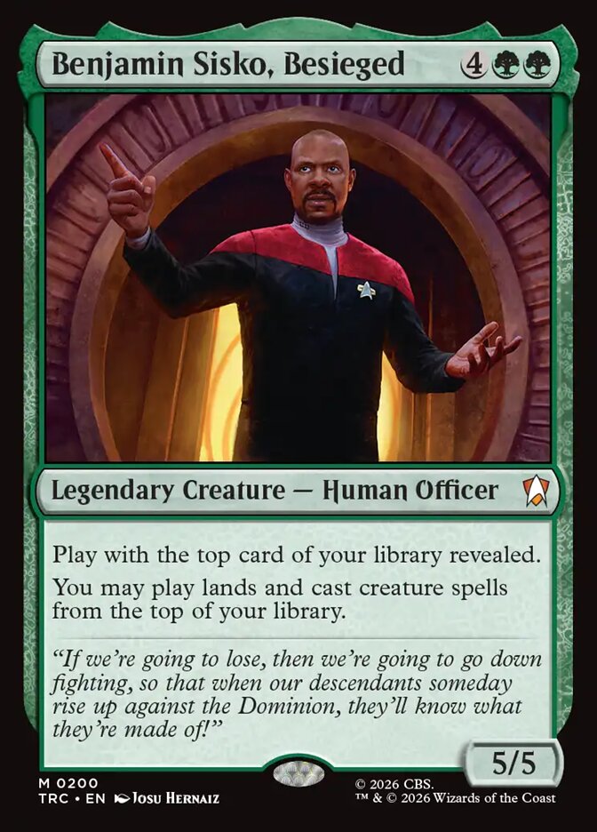 Benjamin Sisko, Besieged - Star Trek Commander