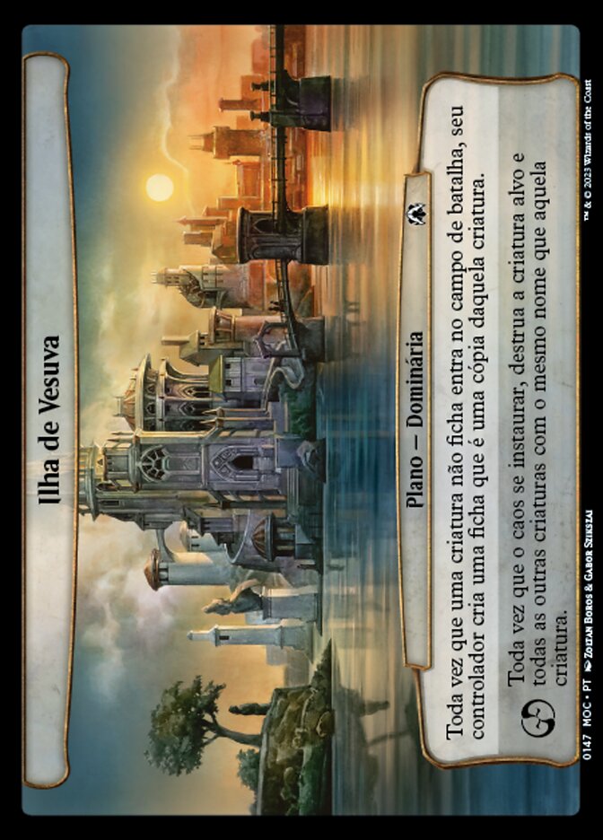 Ilha de Vesuva - March of the Machine Commander