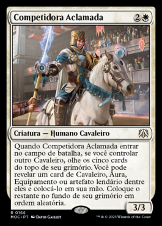 Competidora Aclamada - March of the Machine Commander
