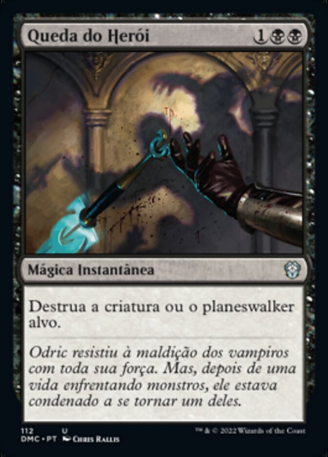 Queda do Herói - Dominaria United Commander