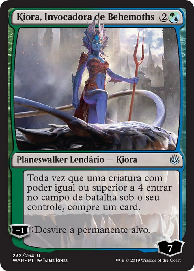 Kiora, Invocadora de Behemoths - War of the Spark