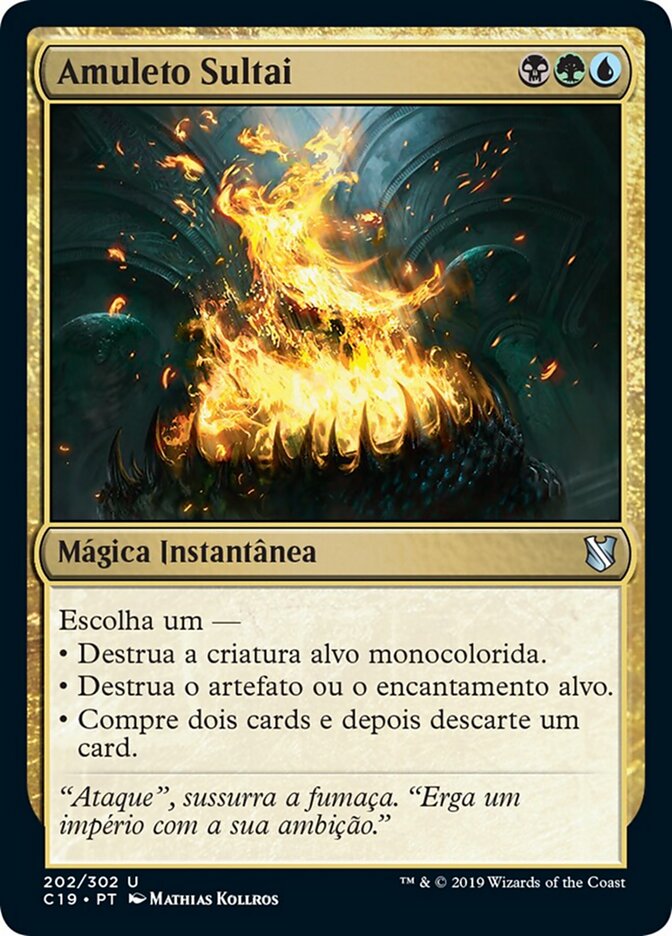 Amuleto Sultai - Commander 2019